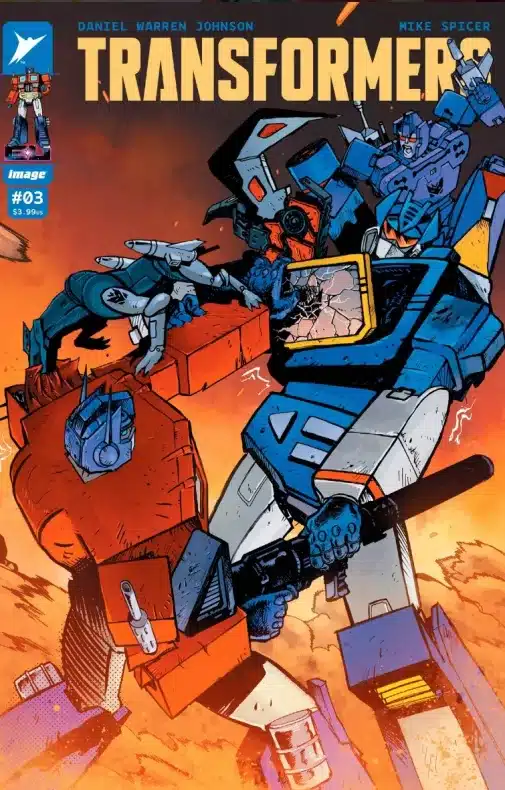 Portada Transformers 3 Skybound Image Comics