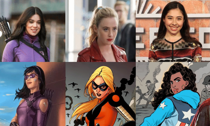 America Chavez y Cassie Lang, Jóvenes Vengadores, Kathryn Newton, UCM, Xochitl Gomez