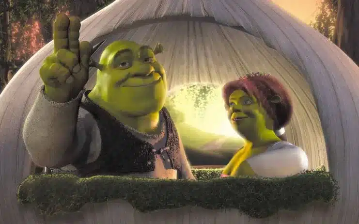 Donkey and Shrek, Puss in Boots, Mike Myers Shrek, Shrek 2025 Movie, Shrek 5