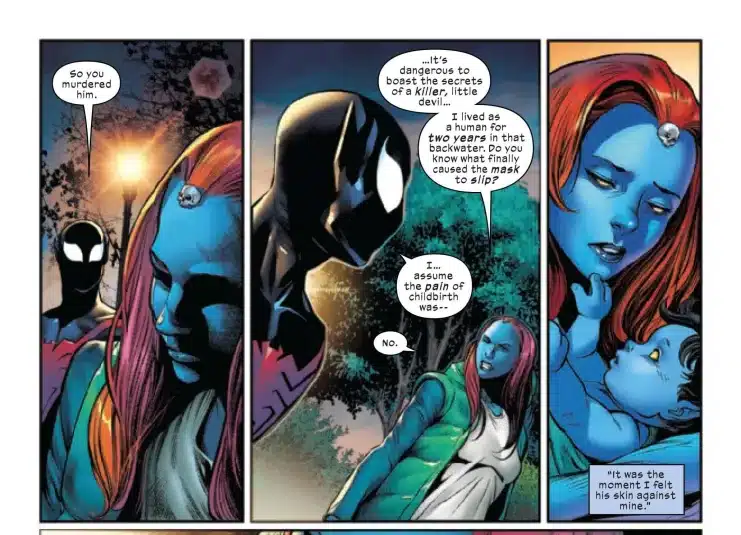 Marvel Retcon, Mystique, Marvel Mutant, Nightcrawler, X-Men Blue: Origins
