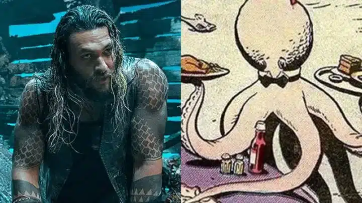 Acción Submarina, aquaman y el reino perdido, Heroísmo de Topo, Secuela de Aquaman, Topo el Pulpo