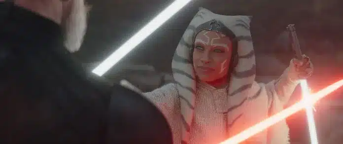 Ahsoka Tano, Rosario Dawson, Sabres laser, Invention Star Wars