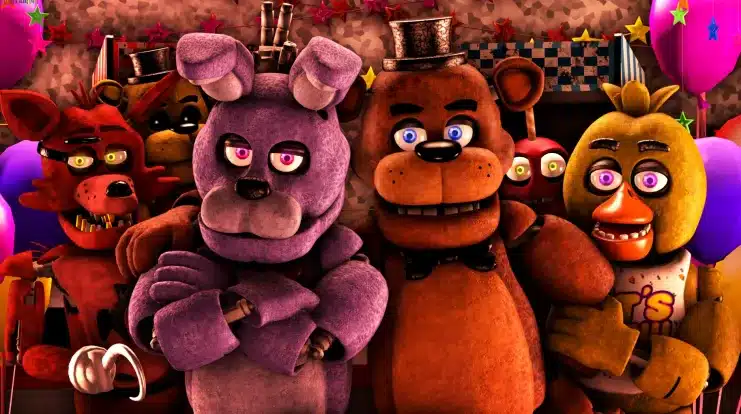 animatrónicos, Five Nights at Freddy's, FNAF 2, película de terror