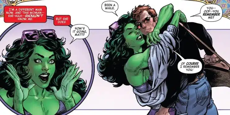 Demolidor #5, Demolidor e Mulher-Hulk, Marvel Comics, MCU, Romance em Quadrinhos