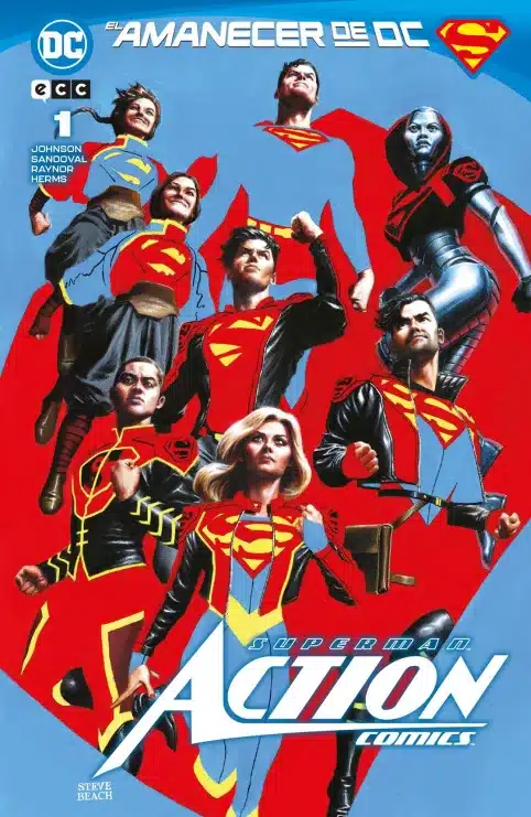 Cómics de acción, DC Comics, Ediciones ECC, Superman