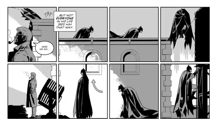 شرح تدمير باتمان، باتمان واللجنة جوردون، باتمان: الشجاع والجريء #9، تقنيات باتمان السرية