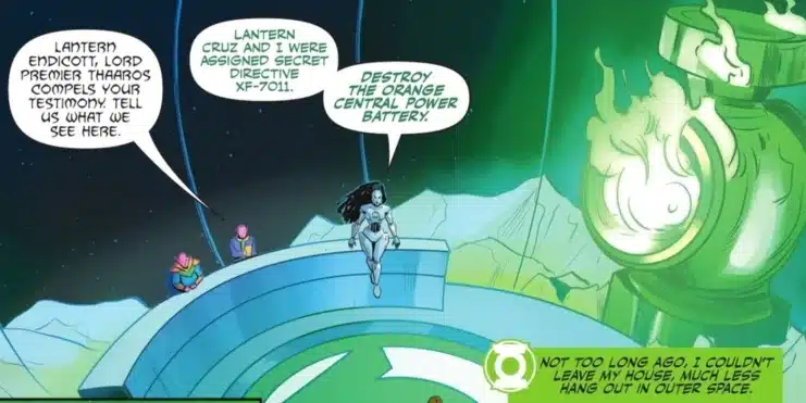 Cuerpo de los Green Lantern, Jessica Cruz, Lord Premier Thaaros, Unión de Planetas