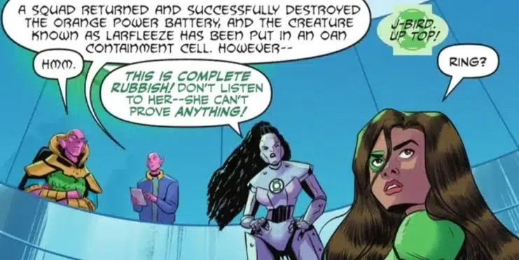 Cuerpo de los Green Lantern, Jessica Cruz, Lord Premier Thaaros, Unión de Planetas