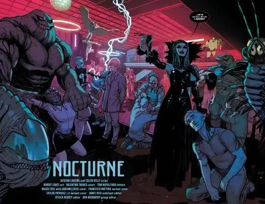 المرأة الوطواط، جوثام، نادي Nocturna's IV، DC Villains