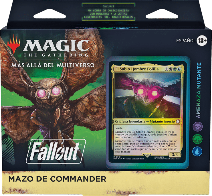 Mazo de Commander Amenaza Mutante de Fallout