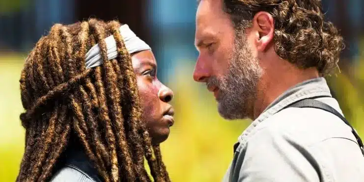 CRM The Walking Dead, Michonne wants Rick, Rick and Michonne meeting, Rick Grimes change.