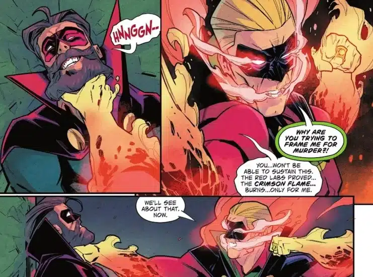 Alan Scott, batalla épica superhéroes, DC Comics lucha del año, Green Lantern, Vladimir Sokov Red Lantern