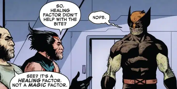 Factor de curación, Marvel Zombies, Virus zombi, Wolverine