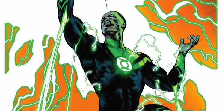 Green Lantern, John Stewart, Olgrun, Radiant Dead, War Journal #9