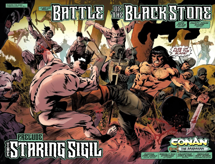 Battle of the Black Stone, Conan el bárbaro, Robert E. Howard, Titan Comics