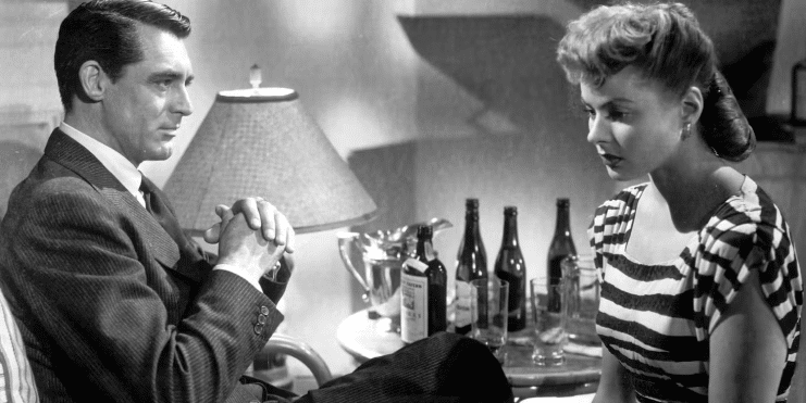 Alfred Hitchcock, Cary Grant e Ingrid Bergman, MacGuffin de uranio, Notorious película, Proyecto Manhattan