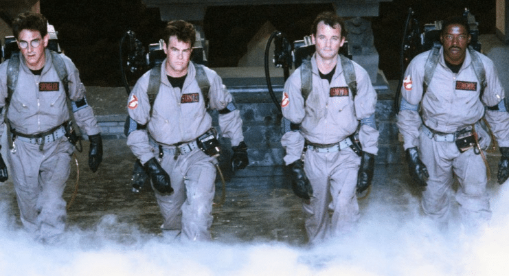 Dan Aykroyd, Guion original de los Cazafantasmas, Ivan Reitman, Slimer en el Hotel Sedgewick