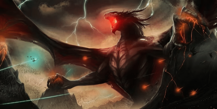 Ancalagon el Negro, dragones de la Tierra Media, historia de la Tierra Media, Señor de los Anillos dragones, Smaug el dragón
