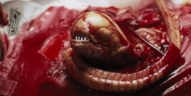 Alien 1979, efectos prácticos cine, Ridley Scott Alien, terror cósmico