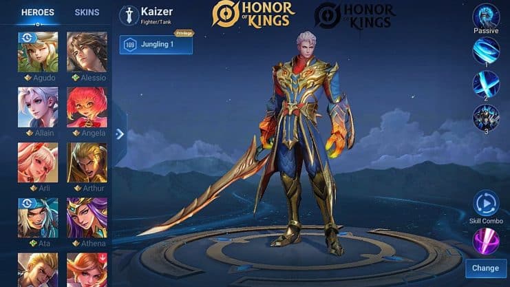 Honor of King, Juegos de móvil, MOBA