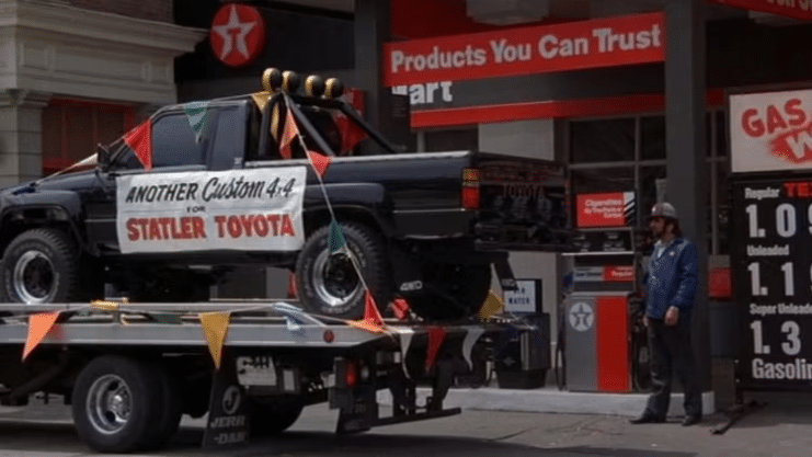 Camión Toyota SR5, Marty McFly, Regreso al futuro, vehículos icónicos de la película