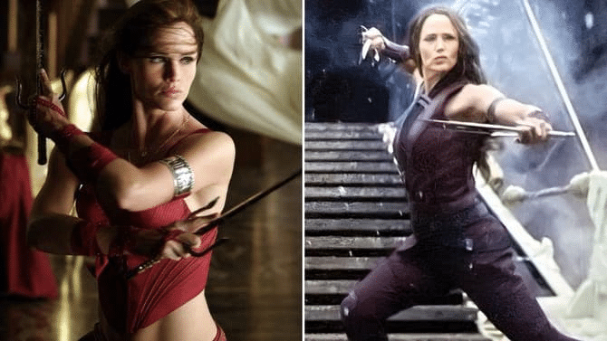 cameos Deadpool 3, Deadpool y Wolverine película, entrenamiento Elektra Jennifer Garner, Jennifer Garner, Jennifer Garner Elektra, Marvel Deadpool Wolverine