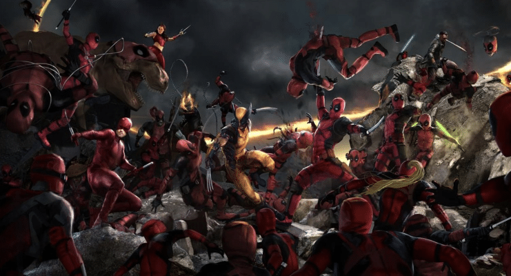 Arte conceptual, Deadpool & Wolverine, Marvel Studios, Rodney Fuentebella, variantes de personajes