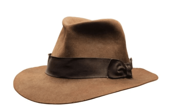 El templo maldito coleccionismo, Harrison Ford fedora, Indiana Jones, Indiana Jones sombrero subasta, Propstore memorabilia