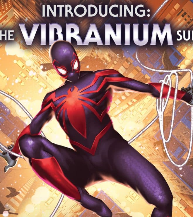 Cómic Marvel, Federico Vicentini, Marvel Comics, Miles Morales Spider-Man, Nuevo traje de Spider-Man, Traje de Vibranium