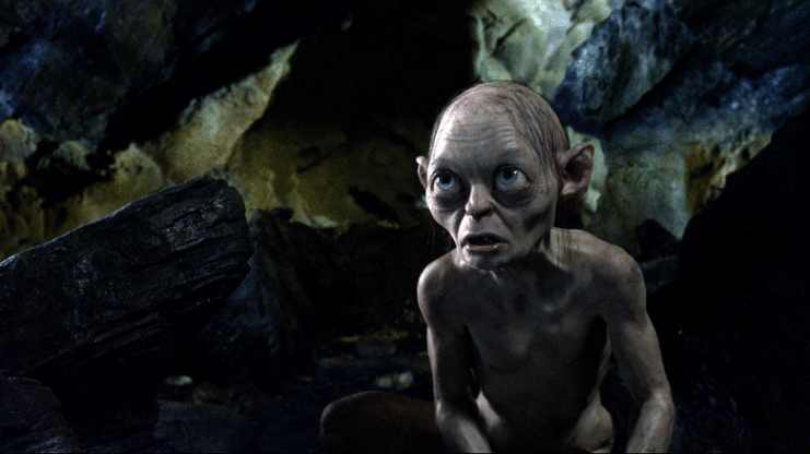 Andy Serkis Gollum, El señor de los anillos, Ian McKellen Gandalf, La Caza de Gollum, Película Tierra Media