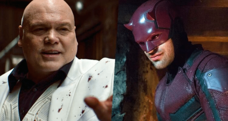 Daredevil Born Again, encuentros Marvel, marvel series, superhéroes callejeros