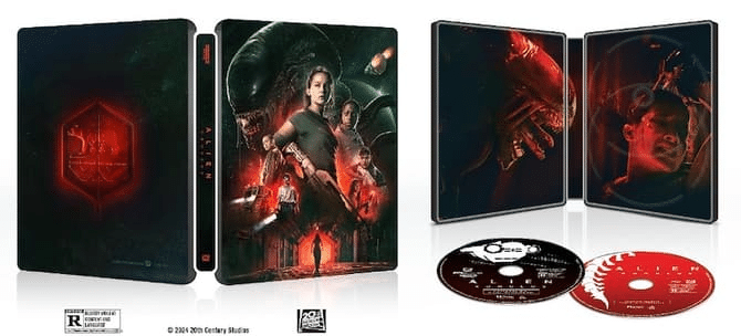 Alien Romulus SteelBook, Alien saga, Alien: Romulus lanzamiento, contenido especial Alien Romulus, Fede Álvarez Alien