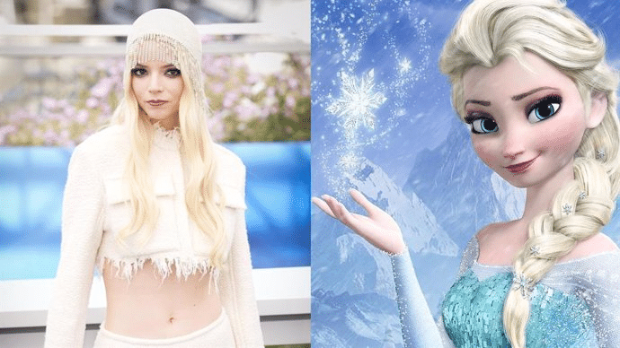 Anya Taylor-Joy, Anya Taylor-Joy Elsa, Anya Taylor-Joy roles, Disney Frozen película, Frozen acción real, interpretación Elsa