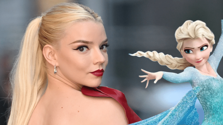 Anya Taylor-Joy, Anya Taylor-Joy Elsa, Anya Taylor-Joy roles, Disney Frozen película, Frozen acción real, interpretación Elsa