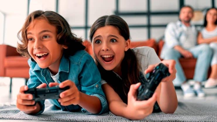 Video games with parental control