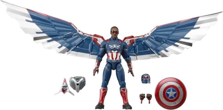 Capitán América juguetes, Disney+ Marvel bundle, Figuras Marvel Legends, Hasbro Marvel coleccionables, Red Hulk figura