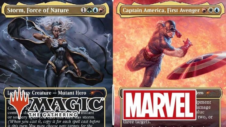 Cartas de Captain America Magic, Cartas de Marvel en Magic, Magic: The Gathering Marvel, Secret Lair Superdrop Marvel, Spider-Man Magic set