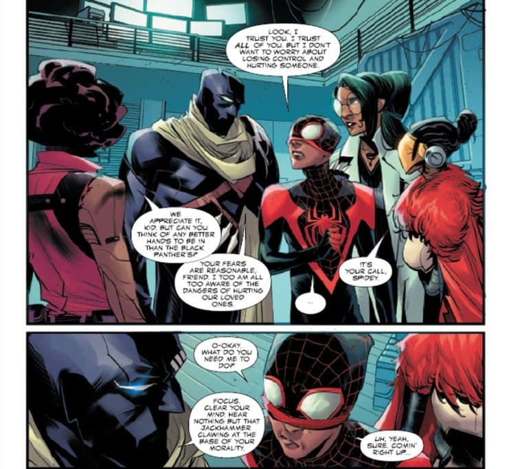 Marvel Comics, Miles Morales, Pantera negra, Spider-Man vampiro, transformación vampírica