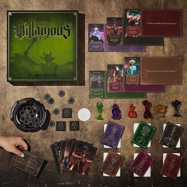 Disney Villainous es un juego estratégico de mesa en el que tomas el papel de unvillano y/o villana, clásicos de Disney.