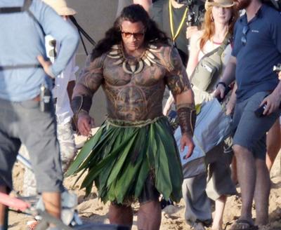 adaptación personajes animados, Dwayne Johnson Maui, elenco Moana película, Moana acción real, transformación Maui