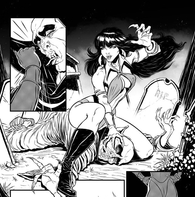 David Avallone, Dynamite entertainment, Red Sonja, Savage Tales Winter 2025 Special, Vampirella