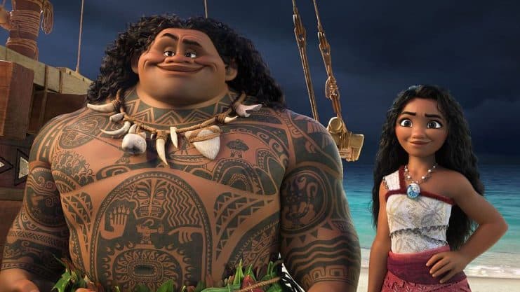 adaptación personajes animados, Dwayne Johnson Maui, elenco Moana película, Moana acción real, transformación Maui