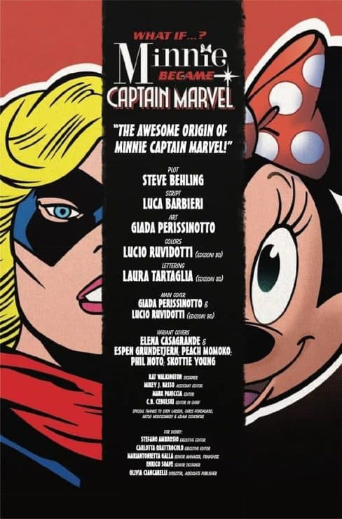 minnie mouse capitana marvel