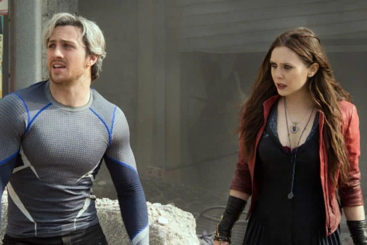 Aaron Taylor-Johnson, Evan Peters, Quicksilver MCU, Scarlet Witch