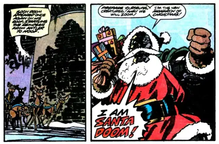 Doctor Doom, Marvel, Navidad, Santa Claus