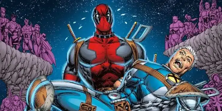 Cable Marvel, Deadpool Team-Up, estilo artístico Liefeld, personajes icónicos Marvel, Rob Liefeld