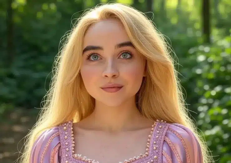 Enredados remake, Florence Pugh, Florence Pugh Rapunzel, película acción real Disney, Sabrina Carpenter Disney