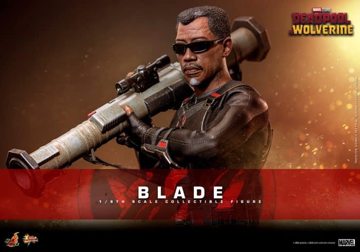 Blade en el UCM, Coleccionable de Blade, Deadpool & Wolverine, Figura de Blade, Hot Toys Marvel