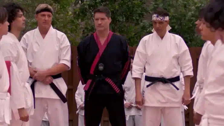 Cobra Kai temporada 6, daniel larusso, Jackie Chan Mr. Han, Karate Kid Legends, Netflix Cobra Kai