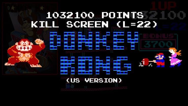 donkey kong, Kill screen, Nintendo arcade, Speedrun